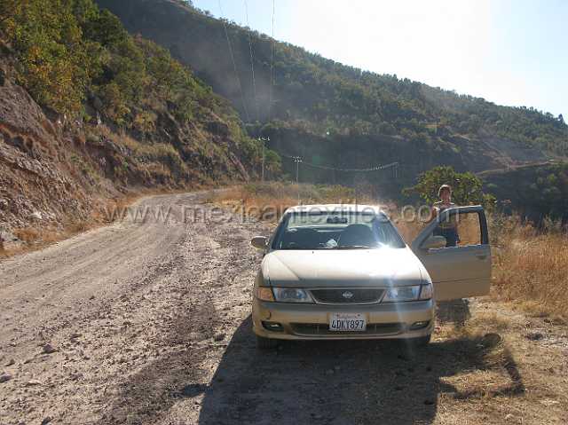 IMG_9144.JPG - The reliable Nissan that took me to so many villages. It is now bumping along in the central california desert with my son.