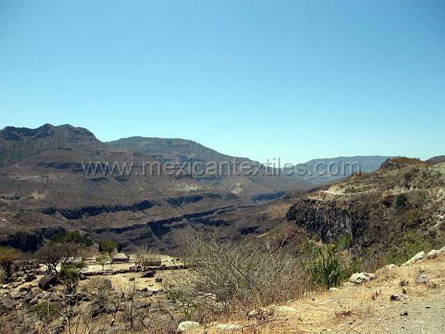 sierra_nayar_12.JPG - Village of Cora Indian with examples of town, mountains, people, costume, textiles, costume and spiritual life