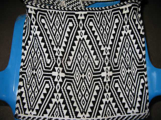 cora_textiles_02.JPG - Village of Cora Indian with examples of town, mountains, people, costume, textiles, costume and spiritual life