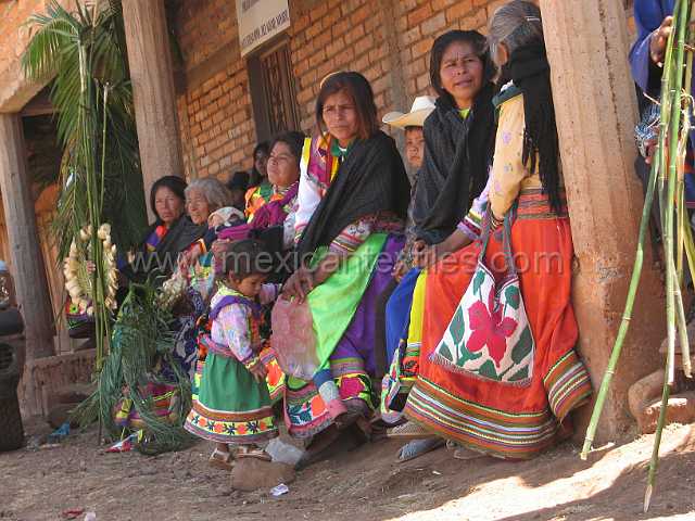 fiesta_08.JPG - Village of Cora Indian with examples of town, mountains, people, costume, textiles, costume and spiritual life