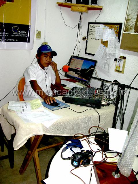 mazatlan_mazateca__41.JPG - This is one of the most popular Mazatec announcers a the radio station working .