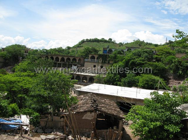 ahuehuepan_nahuatl12.JPG - View of the old and new construction in town. Almost everyone in the town spoke Nahuatl and the older generation only spoke it.