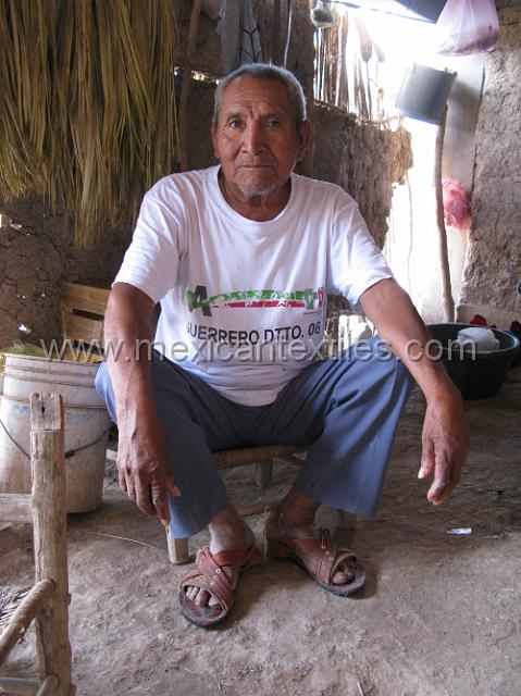 nahuatl_ostiapan18.JPG - Nahuatl speaking man seated in the veranda of his home.