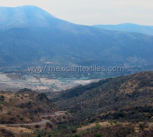 Tetelcingo_4.JPG - San Juan from the road which drops down to the town. Across the river there is a place where small river comes out of the hillside.