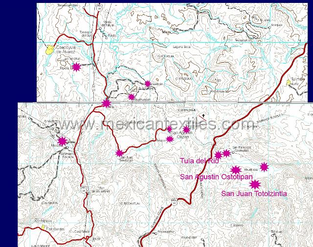 riobalsasnahua.jpg - Tula del Rio is a larger town which now has access both from the super highway ( if you know how to find the road) and a new large bridge over the Rio Balsas that connects it with Oapan and Tetelcingo. 