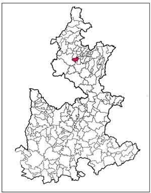 location of tepetzintla in puebla