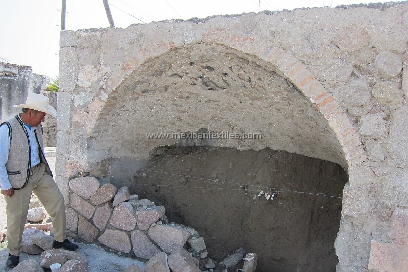 Otomi_Ixtenco_64.jpg - This is part of the old aquaduct which supplied water to the community, The people  could draw water from an number of places feed by spring on the nearby volcanic slopes.