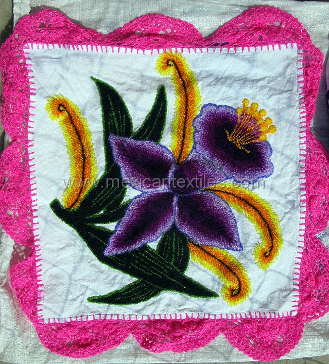 sn_antonio_embroiderey_37.JPG - Otomi indian embroidery from San Antonio Huehuetla, Hidalgo, hhoked embroidery napkin