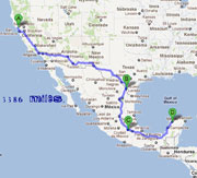 Spot tracking for Yucatan